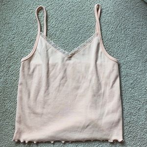 peach american eagle cami top